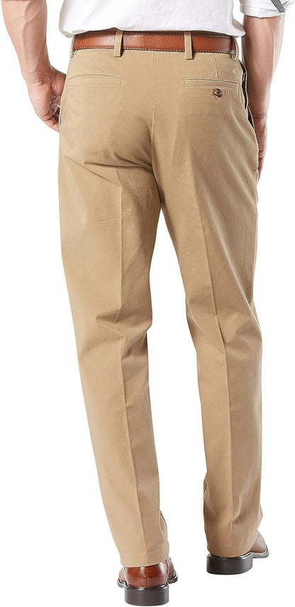 Men'S Classic Fit Workday Khaki Smart 360 FLEX Pants (Standard and Big & Tall)