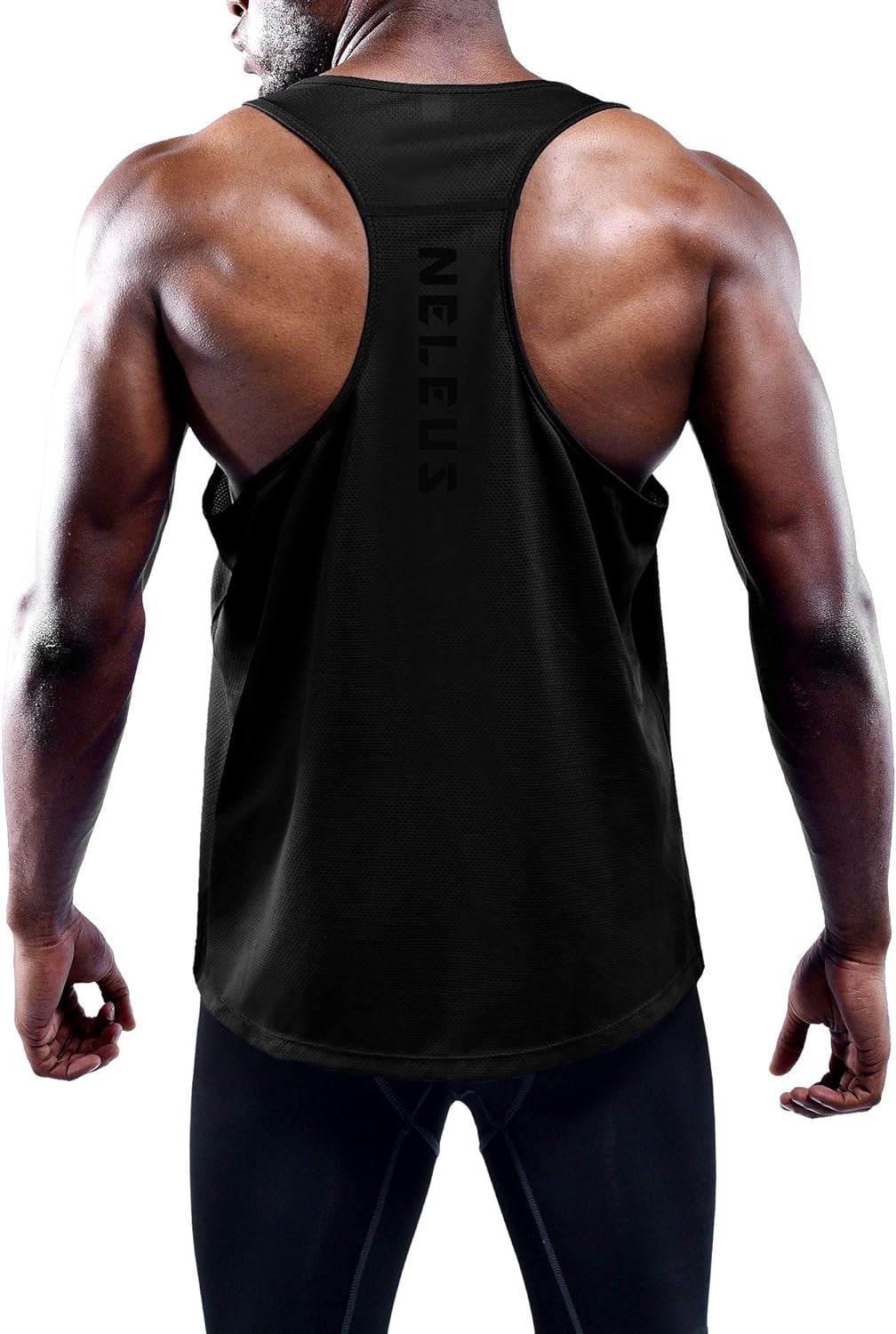 Men'S 3 Pack Workout Running Tank Top Sleeveless Gym Athletic Shirts,5080,Black/Grey/Olive Green,M